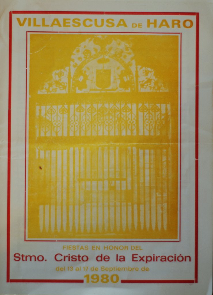 Fiestas patronales en honor a Nuestra Señora de Favor y Ayuda y el Santísimo Cristo de la Expiración 1980 Villaescusa de Haro